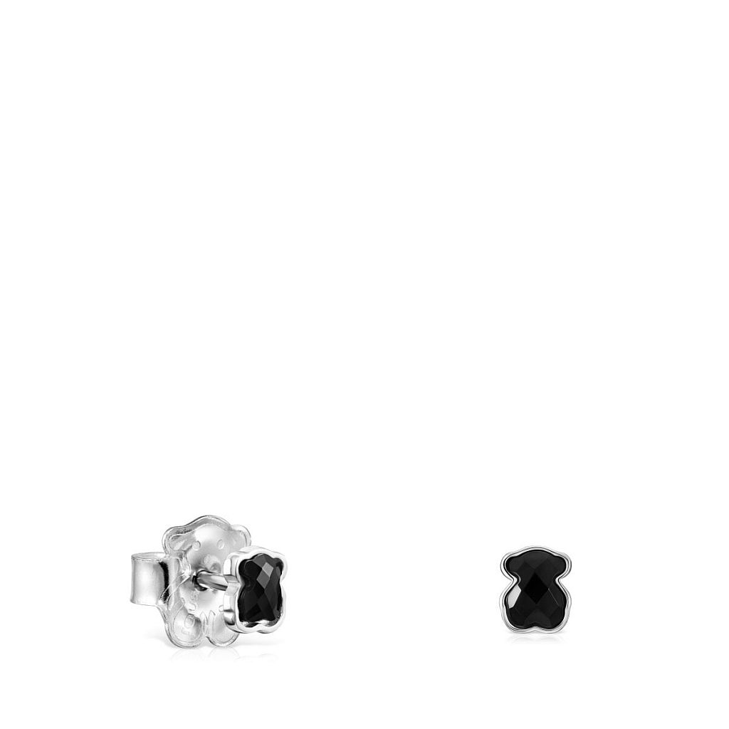 Серьги Mini Onix из серебра с ониксом