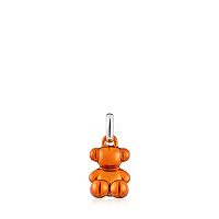 Кулон Bold Bear из стали с оранжевым покрытием