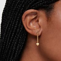 Серьги Bold Motif из вермеля