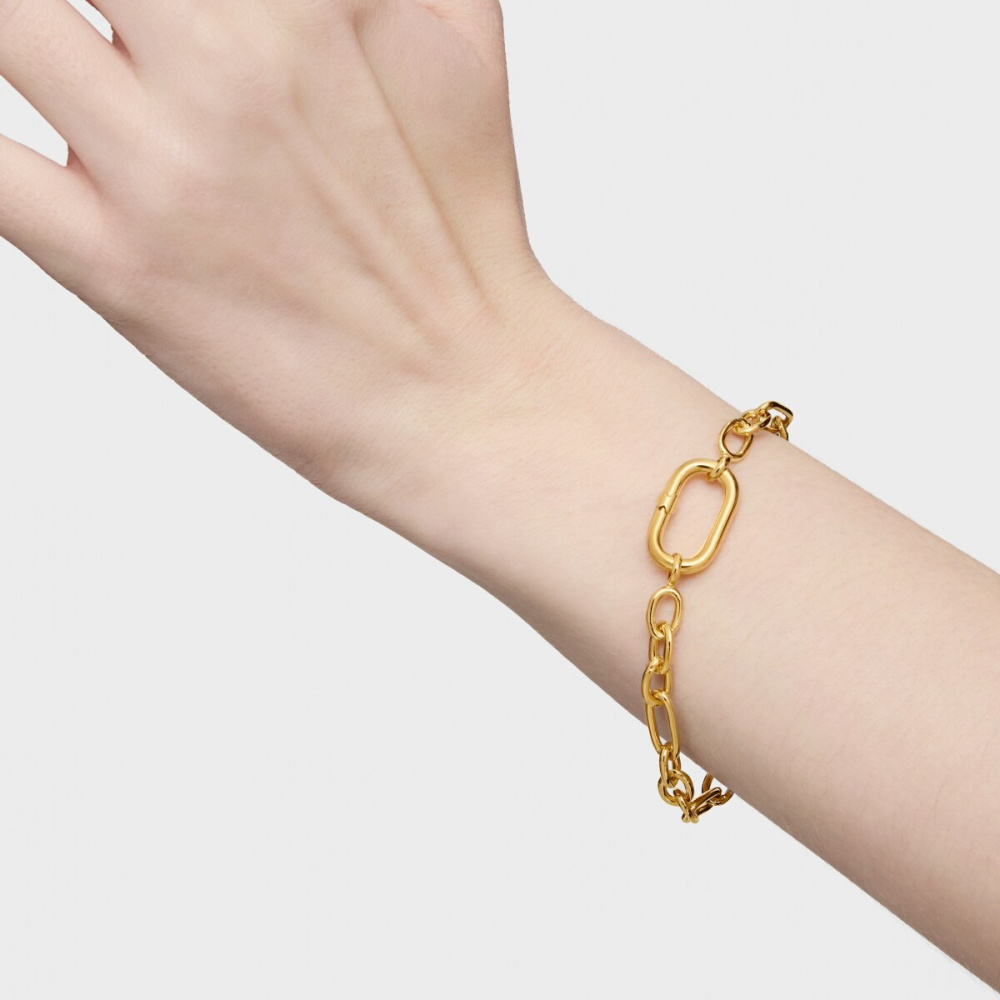 Браслет Hold Oval из вермеля фото 5
