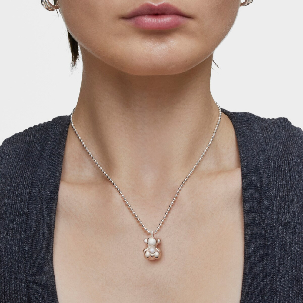 Кулон из серебра с жемчугом фото 5