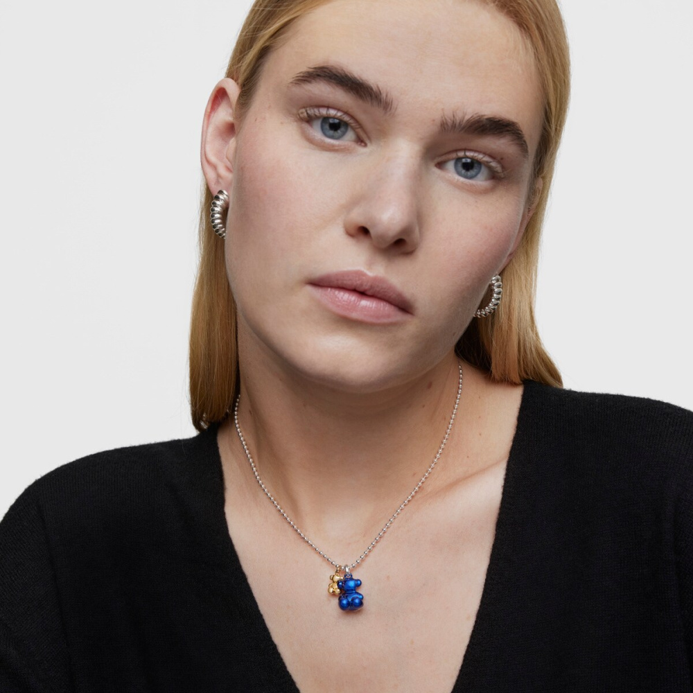 Кулон Bold Bear из стали с синим покрытием фото 6