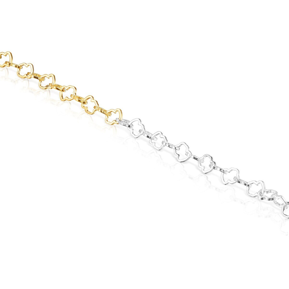 Браслет из серебра и вермеля фото 4