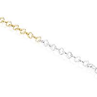 Браслет из серебра и вермеля