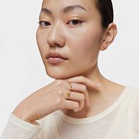 Кольцо Grain Ring из вермеля с голубым топазом