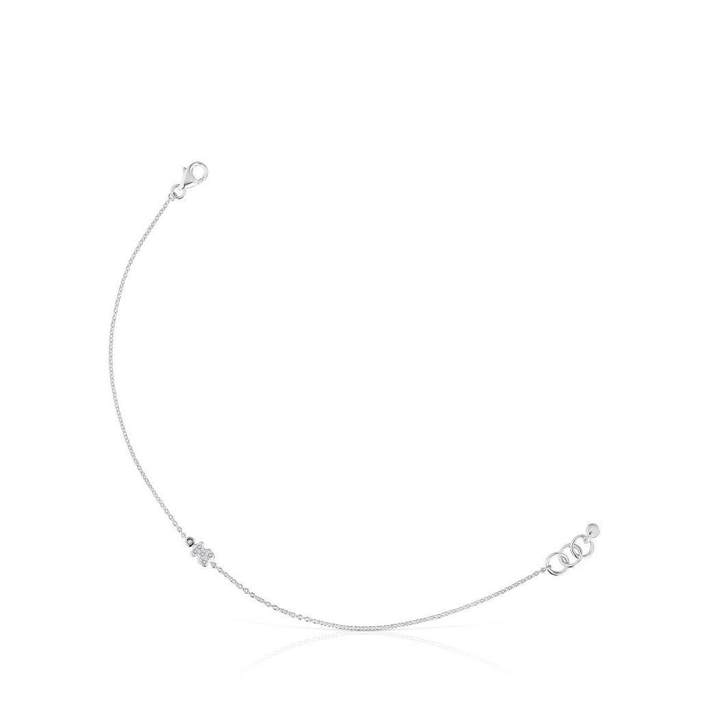 Браслет Grain из белого золота с бриллиантами