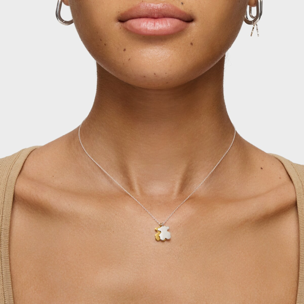 Колье из серебра и вермеля фото 7