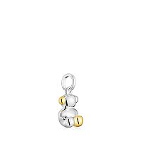 Кулон Bold Bear из серебра и вермеля