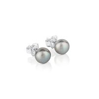 Набор серег Pearl из серебра с жемчугом