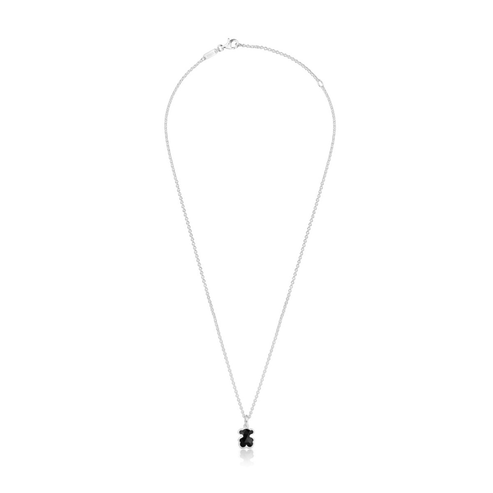 Колье Icon Color из серебра с ониксом фото 3