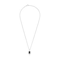 Колье Icon Color из серебра с ониксом