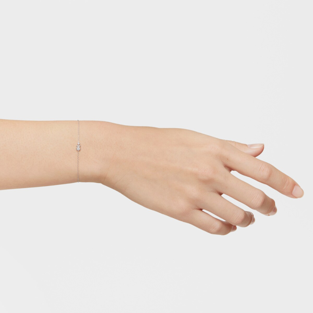 Браслет Grain из белого золота с бриллиантами фото 9