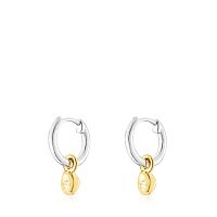 Серьги-кольца Joy Bits из серебра и вермеля