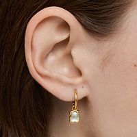 Серьги-кольца из вермеля