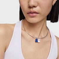 Кулон из керамики и серебра