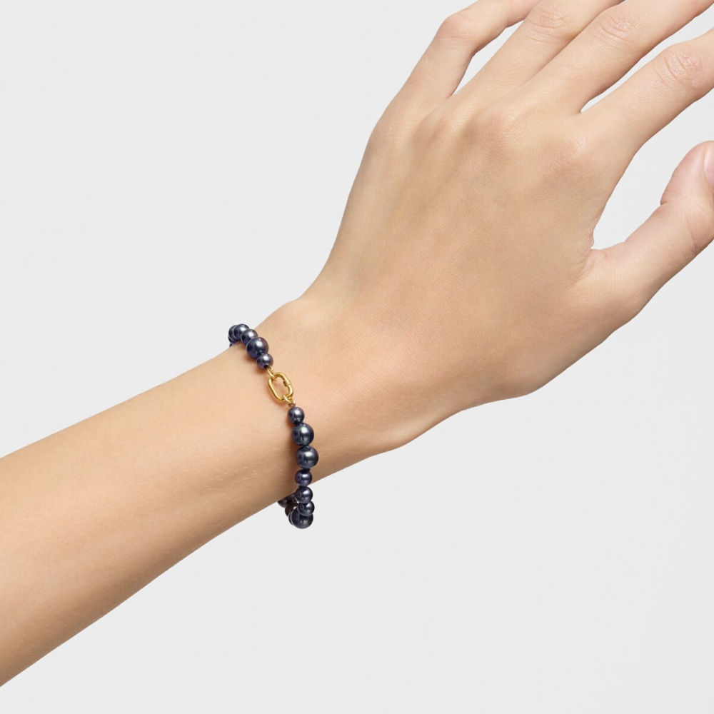 Браслет Hold Oval из золота с жемчугом фото 7