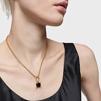 Кулон Color Black из вермеля с ониксом