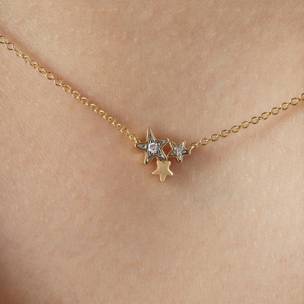 Колье Teddy Bear Stars из золота с бриллиантами фото 6