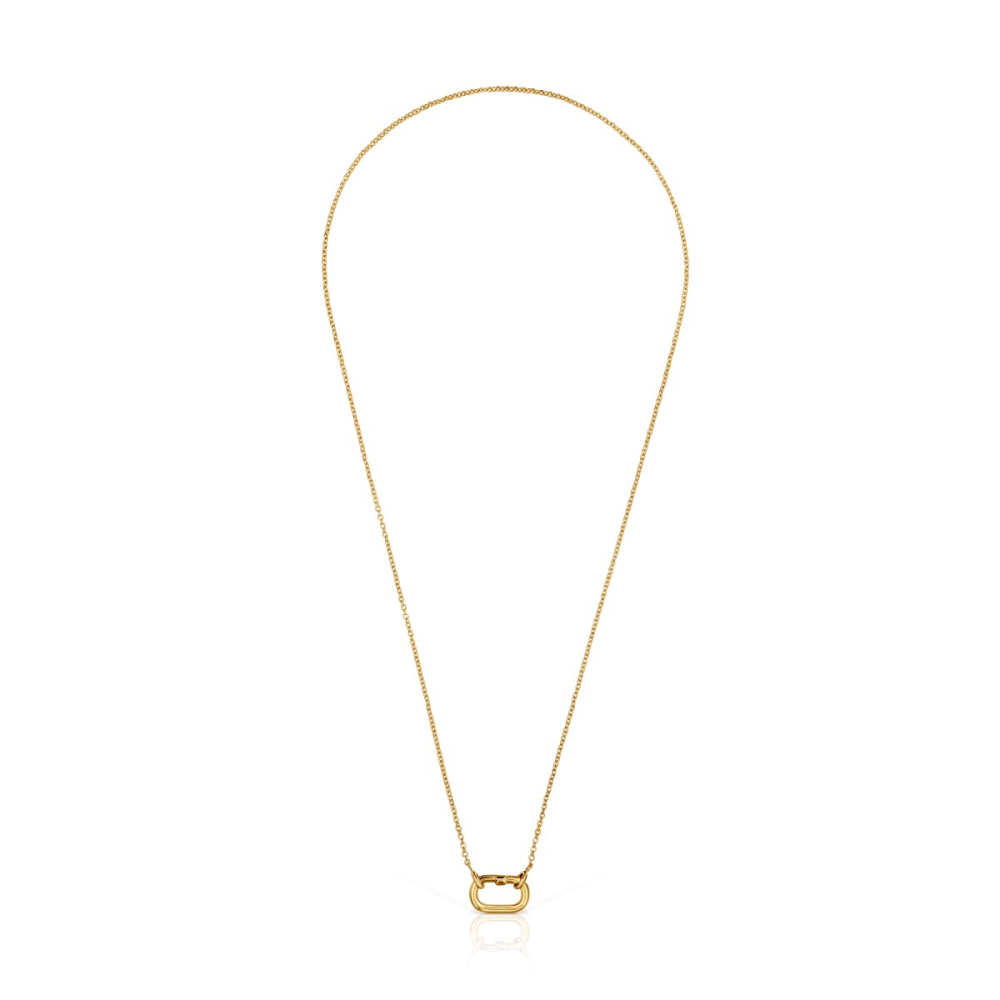 Колье Hold Oval из вермеля фото 3