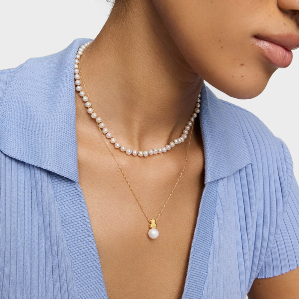  Колье Sweet Dolls из золота с жемчугом   фото 6