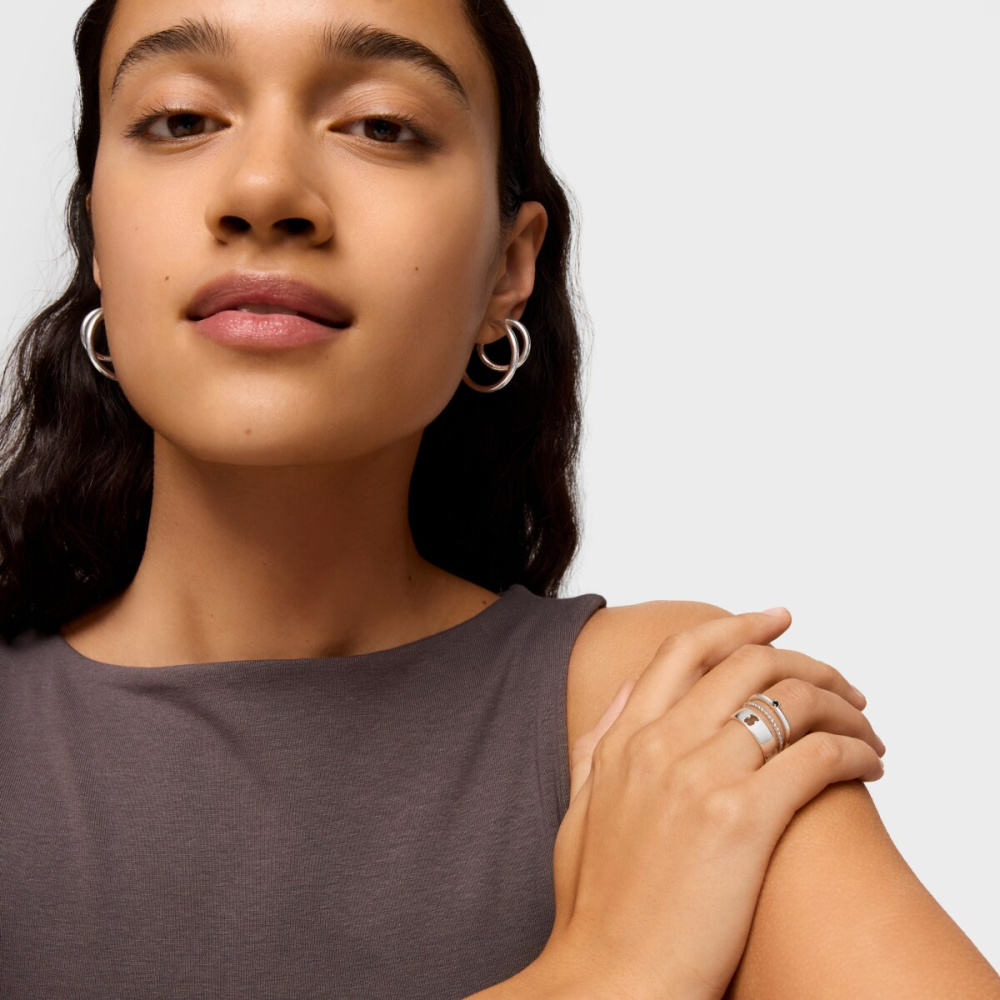 Набор колец из серебра со шпинелью фото 6