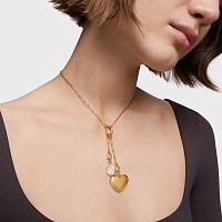 Кулон Medallions из вермеля с кварцем