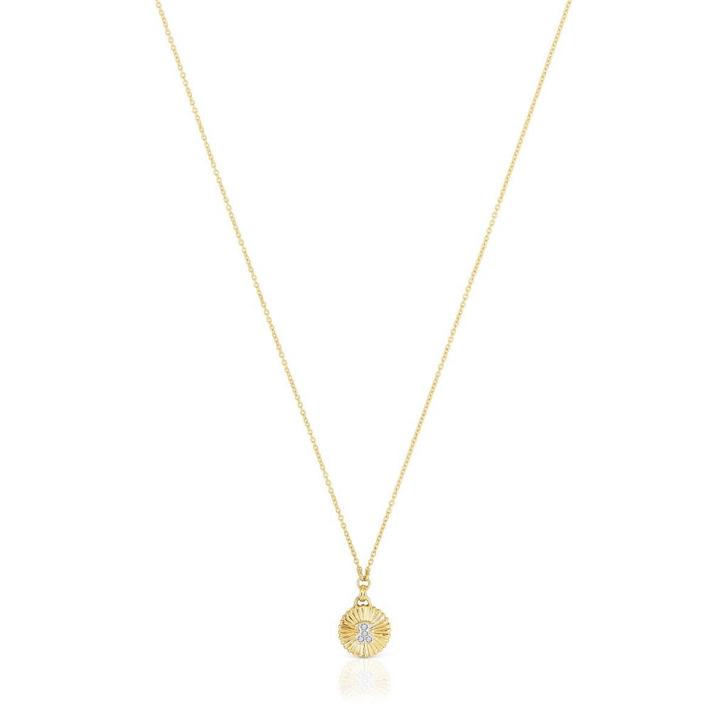 Колье Iris Motif из золота с бриллиантами
