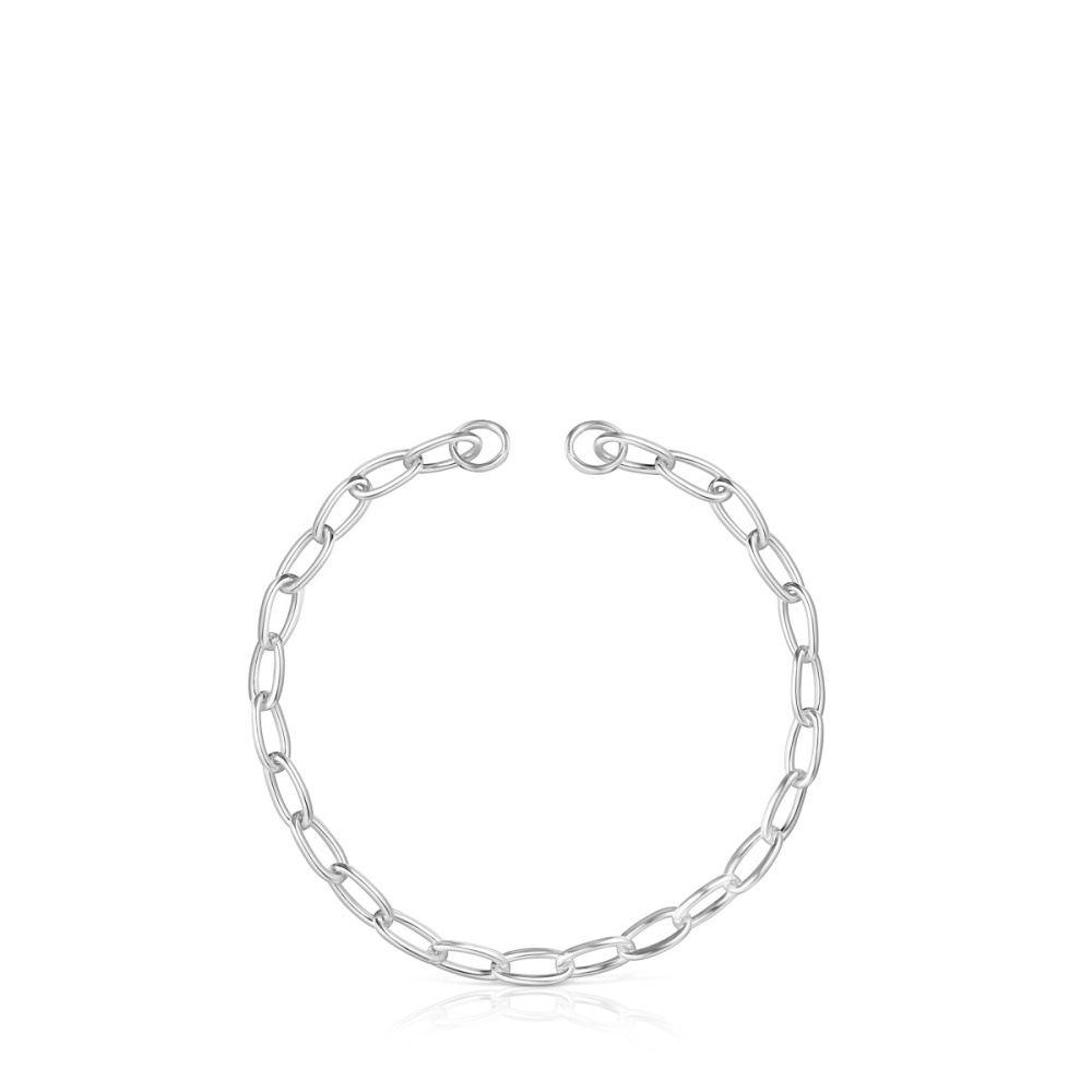 Браслет Hold Oval из серебра фото 3