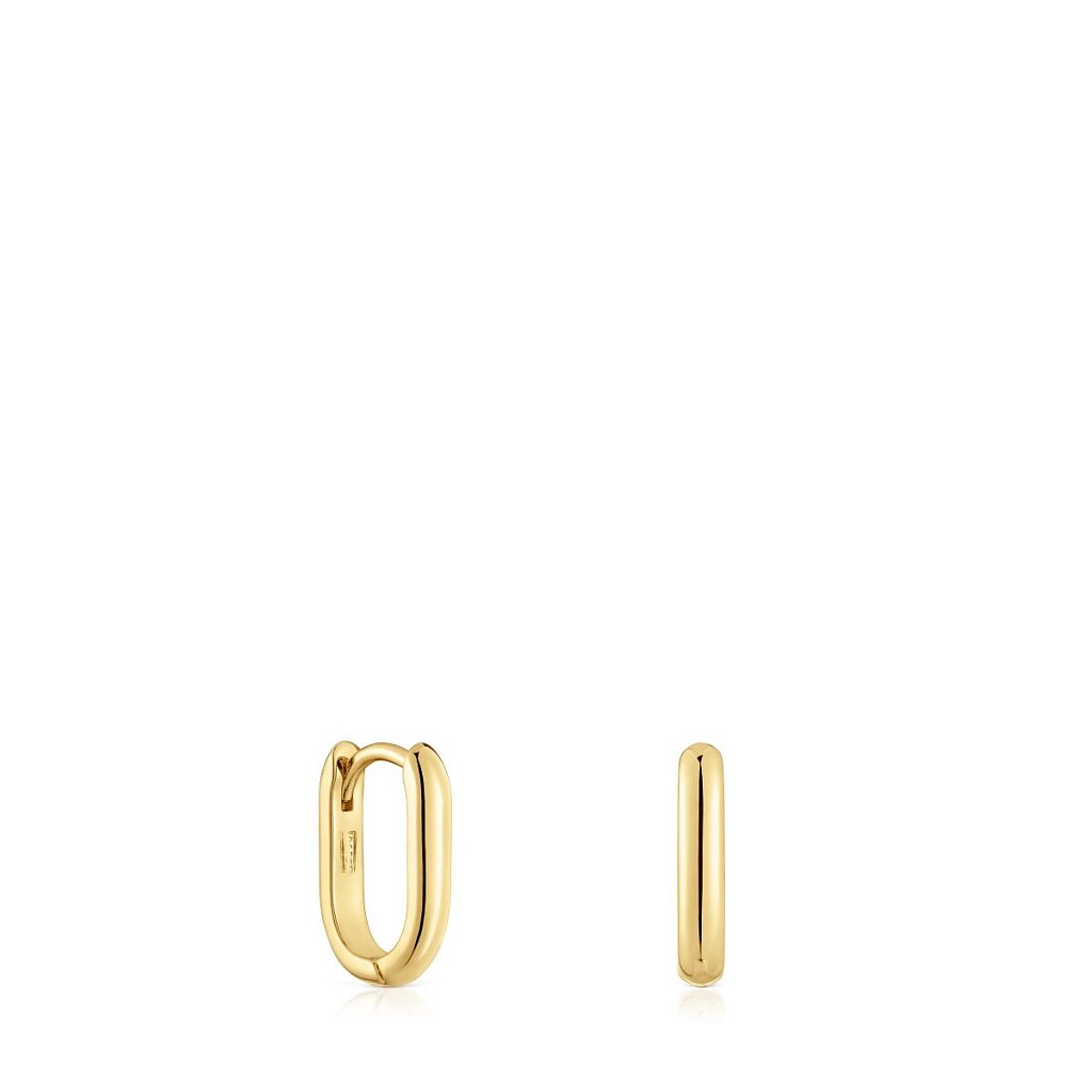Серьги-кольца Basics из вермеля