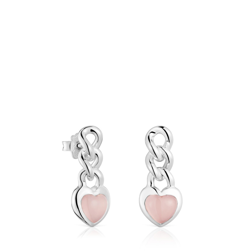 Серьги Bold Motif из серебра с халцедоном фото 2