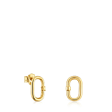 Серьги Hold Oval из золота