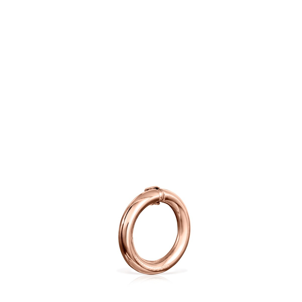 Небольшое кольцо Hold из розового серебра vermeil фото 4