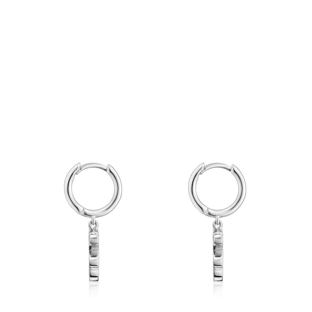 Серьги-кольца из серебра фото 3