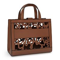 Средняя коричневая сумка для покупок Amaya Kaos Shock