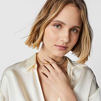 Колье из серебра и вермеля