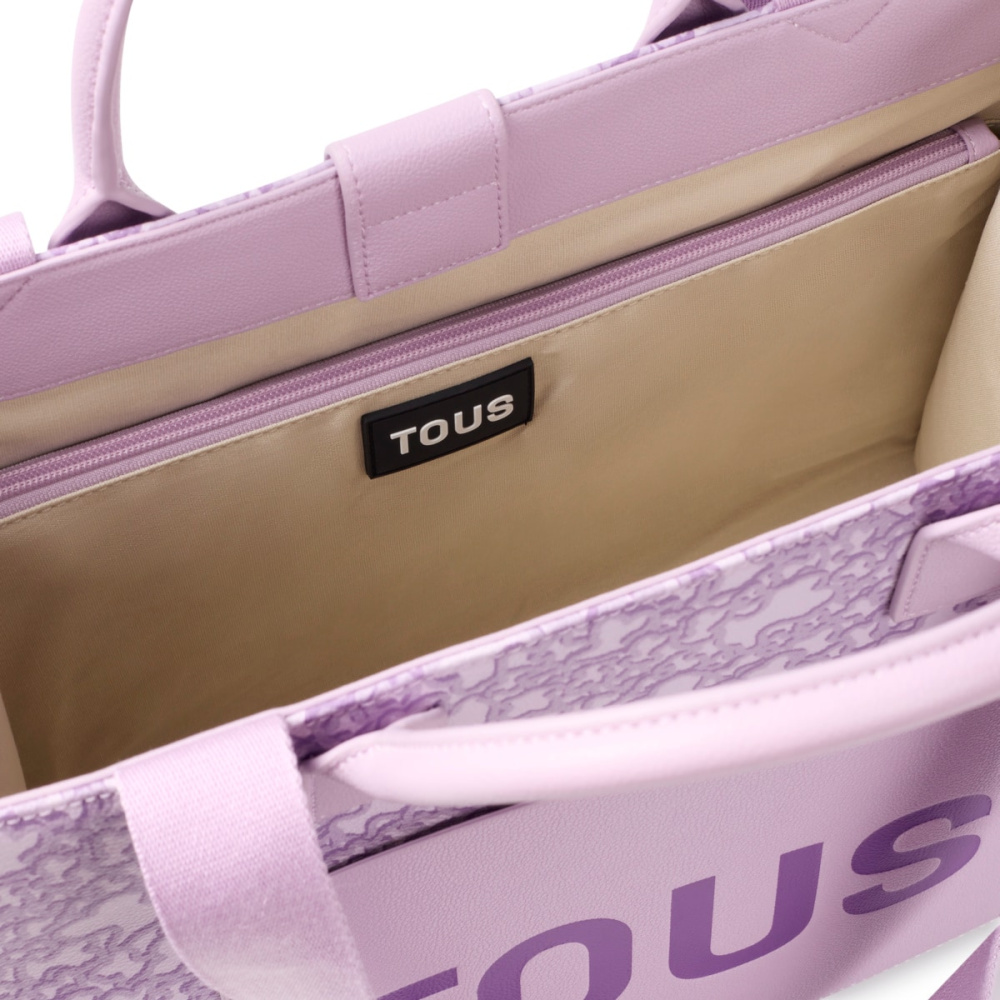 Большая сумка-шоппер TOUS Kaos Mini Evolution Amaya из канвы фото 4