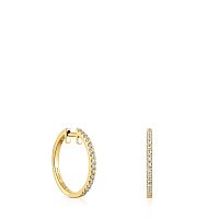 Серьги-кольца Les Classiques из золота с бриллиантами