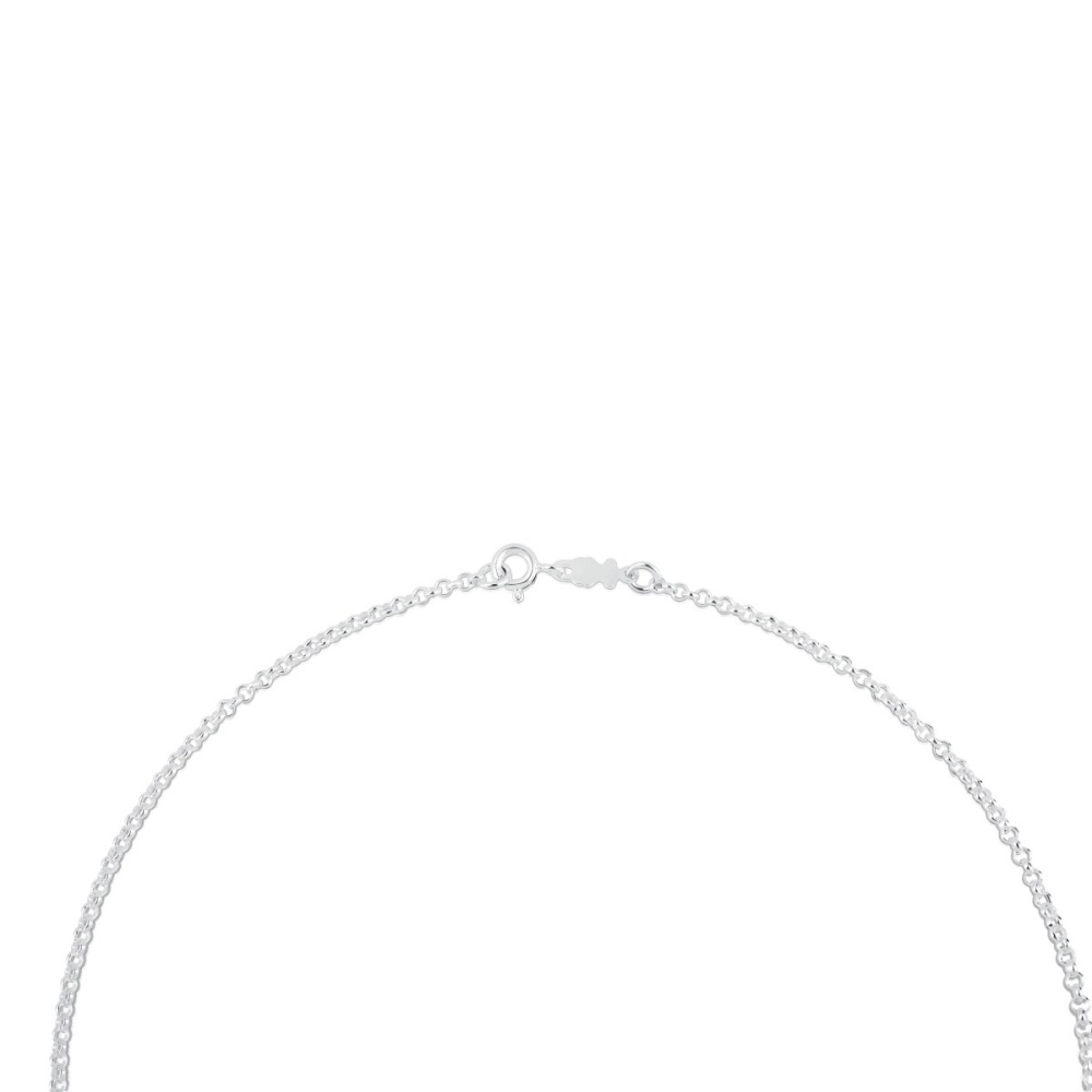 Колье-чокер TOUS Chain из круглых серебряных колец, 40 см. фото 3