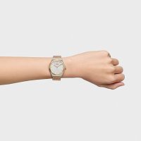 Часы Karat Round Mesh из стали с IPG-покрытием