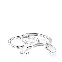 Набор колец Mini Icons из серебра