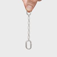 Подвеска Hold Oval из серебра