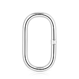 Соединительное кольцо Hold Oval из серебра