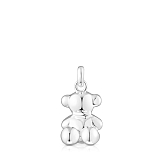 Кулон Bold Bear 3D из серебра