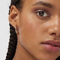Серьги-кольца Basics из вермеля