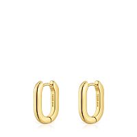 Серьги-кольца Basics из вермеля