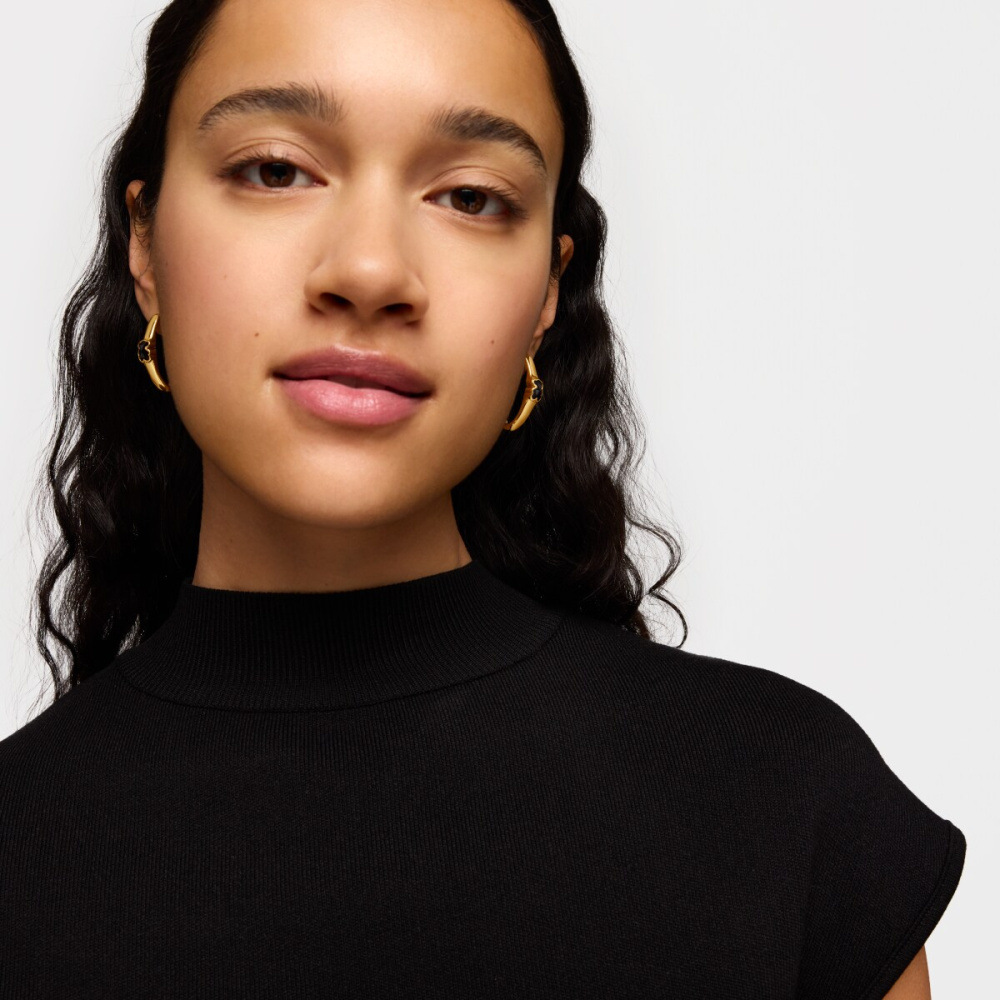 Серьги Icon Color из вермеля с ониксом фото 5