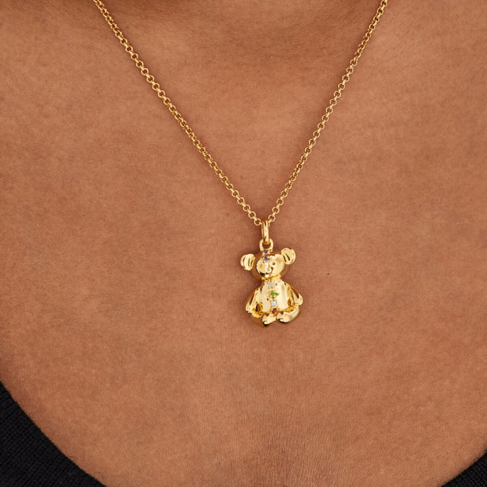 Подвеска Teddy Bear из вермеля  фото 7