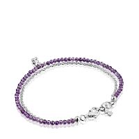 Браслет Bold Bear из серебра с аметистом