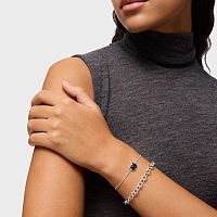 Браслет Icon Color из серебра с ониксом