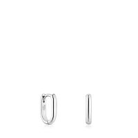 Серьги-кольца Basics из серебра